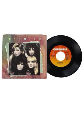 The Bangles If She Knew What She Wants Vinyl 45 RPM Single Record Picture Sleeve